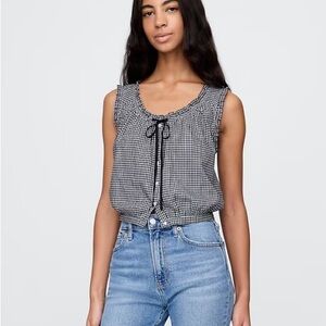 GAP x Doen Gingham Crop Top